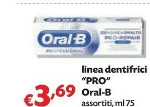 Pam Linea dentifrici pro offerta