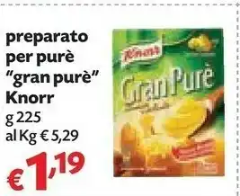 Pam Knorr - gran purè 225 g(ml) offerta