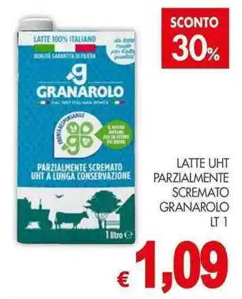 PrestoFresco LATTE UHT PARZIALMENTE SCREMATO GRANAROLO LT 1 offerta