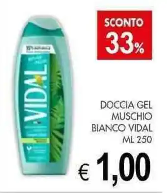 PrestoFresco DOCCIA GEL MUSCHIO BIANCO VIDAL ML 250 offerta