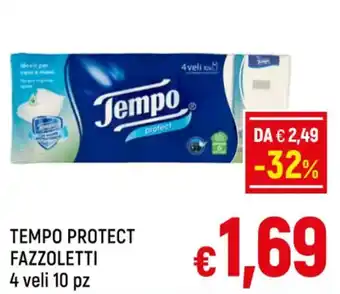 A&O TEMPO PROTECT FAZZOLETTI 4 veli 10 pz offerta