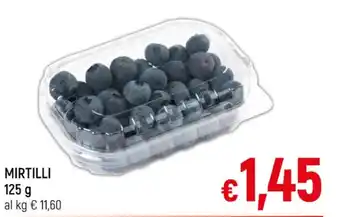 A&O MIRTILLI 125 g offerta