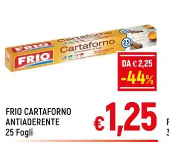 A&O FRIO CARTAFORNO ANTIADERENTE 25 Fogli offerta