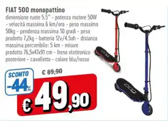 A&O FIAT 500 monopattino offerta