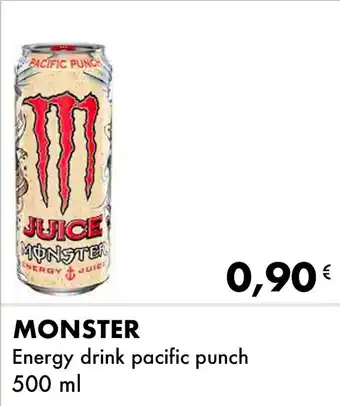 Iper Tosano MONSTER Energy drink pacific punch 500 ml offerta