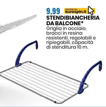 Eurospin STENDIBIANCHERIA DA BALCONE offerta