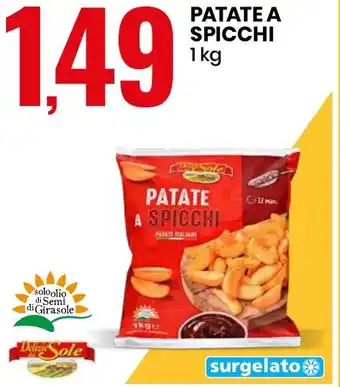 Eurospin PATATE A SPICCHI 1 kg offerta