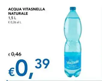 Migross Supermercati e Market ACQUA VITASNELLA NATURALE 1,5 L offerta