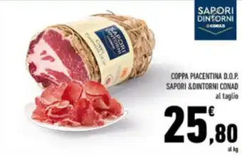 Conad COPPA PIACENTINA D.O.P. SAPORI &DINTORNI CONAD al taglio offerta