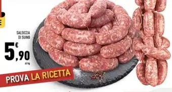 Conad SALSICCIA DI SUINO offerta