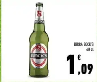 Conad BIRRA BECK'S 60 cl offerta
