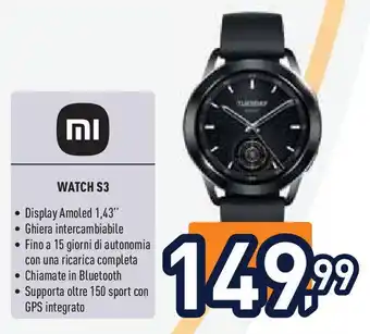 Unieuro WATCH S3 offerta