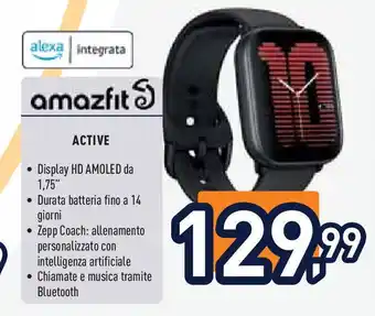 Unieuro amazfit ACTIVE offerta