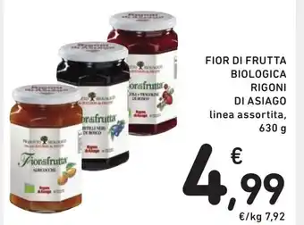 Spazio Conad FIOR DI FRUTTA BIOLOGICA RIGONI DI ASIAGO 630 g offerta