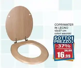 Happy Casa COPRIWATER IN LEGNO offerta