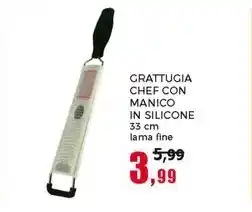 Happy Casa GRATTUGIA CHEF CON MANICO IN SILICONE offerta