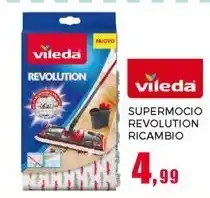 Happy Casa vileda SUPERMOCIO REVOLUTION RICAMBIO offerta