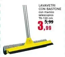 Happy Casa LAVAVETRI CON BASTONE offerta