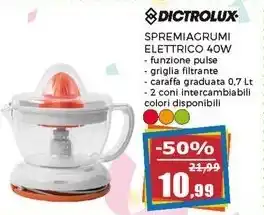 Happy Casa DICTROLUX SPREMIAGRUMI ELETTRICO 40W offerta