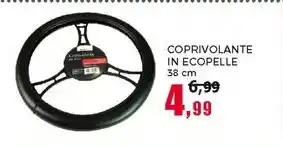 Happy Casa COPRIVOLANTE IN ECOPELLE 38 cm offerta