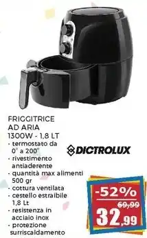 Happy Casa DICTROLUX FRIGGITRICE AD ARIA offerta