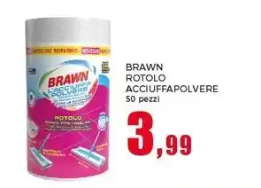 Happy Casa BRAWN ROTOLO ACCIUFFAPOLVERE 50 pezzi offerta