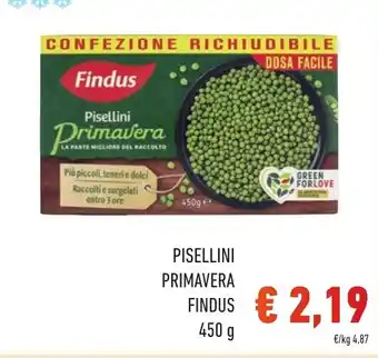 Spazio Conad PISELLINI PRIMAVERA FINDUS 450 g offerta