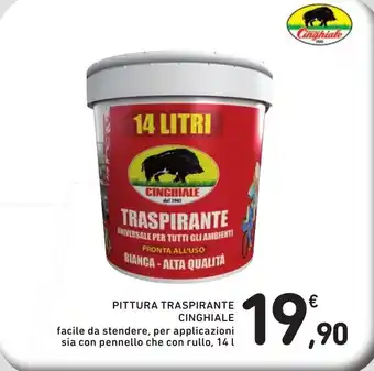 Spazio Conad PITTURA TRASPIRANTE CINGHIALE offerta