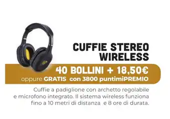 Spazio Conad CUFFIE STEREO WIRELESS offerta