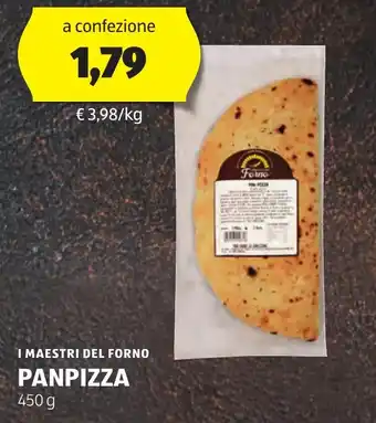 ALDI I MAESTRI DEL FORNO PANPIZZA 450 g offerta