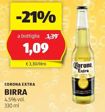 ALDI CORONA EXTRA BIRRA 330 ml offerta