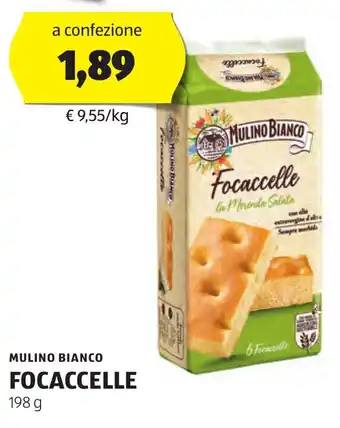 ALDI MULINO BIANCO FOCACCELLE 198 g offerta