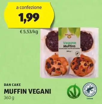 ALDI DAN CAKE MUFFIN VEGANI 360 g offerta