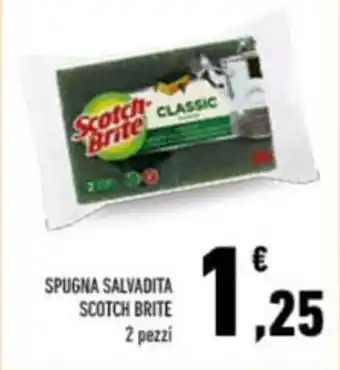 Conad SPUGNA SALVADITA SCOTCH BRITE 2 pezzi offerta