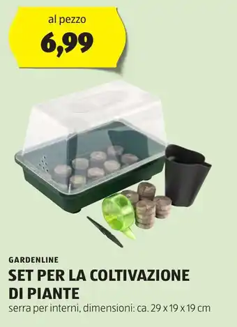 ALDI GARDENLINE SET PER LA COLTIVAZIONE DI PIANTE offerta