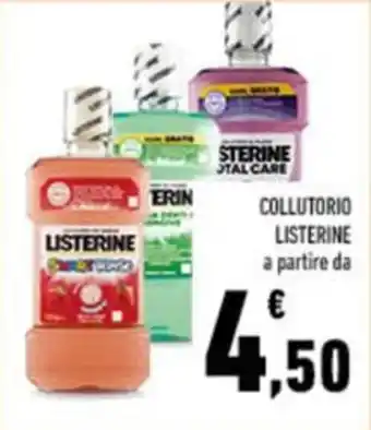 Conad COLLUTORIO LISTERINE a partire da offerta