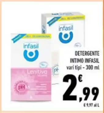 Conad DETERGENTE INTIMO INFASIL vari tipi - 300 ml offerta