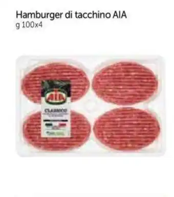 Galassia Hamburger di tacchino AIA g 100x4 offerta