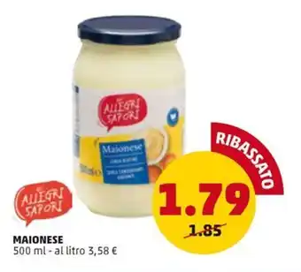 PENNY Maionese 500 ml offerta