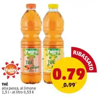 PENNY THÉ alla pesca, al limone 1,5 l offerta