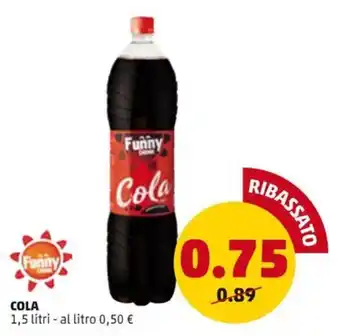 PENNY Cola 1,5 litri offerta