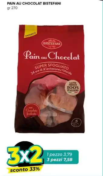 PAIN AU CHOCOLAT BISTEFANI gr 270