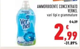 Conad City AMMORBIDENTE CONCENTRATO VERNEL vari tipi offerta