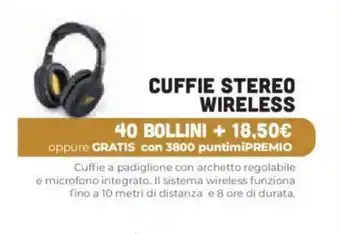 Conad City CUFFIE STEREO WIRELESS offerta