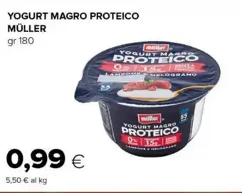 Tigre YOGURT MAGRO PROTEICO MÜLLER gr 180 offerta