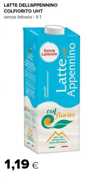 Tigre LATTE DELL'APPENNINO COLFIORITO UHT senza lattosio - It 1 offerta