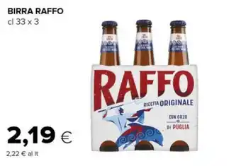 Tigre BIRRA RAFFO cl 33 x 3 offerta