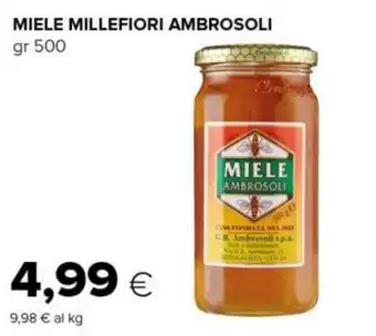 Tigre MIELE MILLEFIORI AMBROSOLI gr 500 offerta