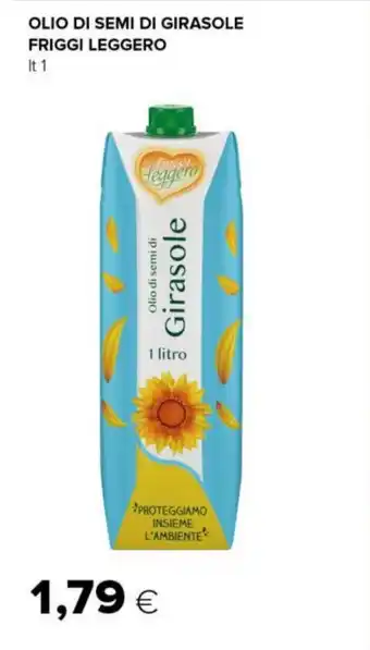 Tigre OLIO DI SEMI DI GIRASOLE FRIGGI LEGGERO lt 1 offerta