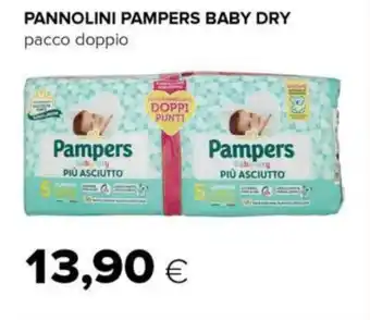 Tigre PANNOLINI PAMPERS BABY DRY pacco doppio offerta